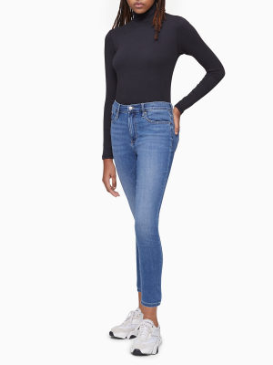 Skinny Fit High Rise Enza Whisper Soft Ankle Jeans