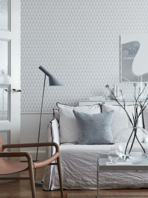 Trapez Sage Geometric Wallpaper From The Scandinavian Designers Ii Collection By Brewster
