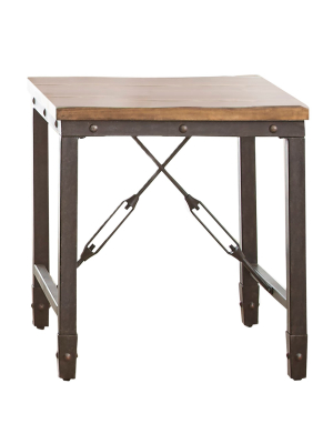 Ashford End Table Antique Honey - Steve Silver