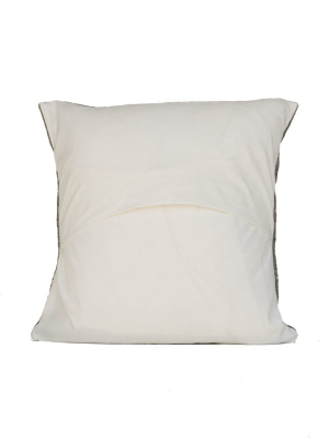 Block Pillow Cover - Grey & White