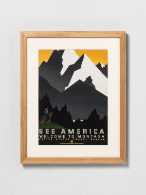 'see America' Framed Wall Art - Hearth & Hand™ With Magnolia