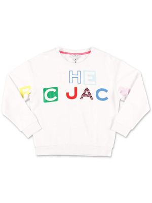 The Marc Jacobs Kids Embellished Logo Print Sweatshirt