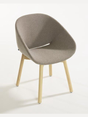 Beso 4 Wood Leg Armchair By Artifort