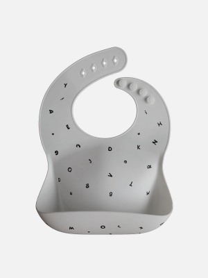 Silicone Baby Bib Letters