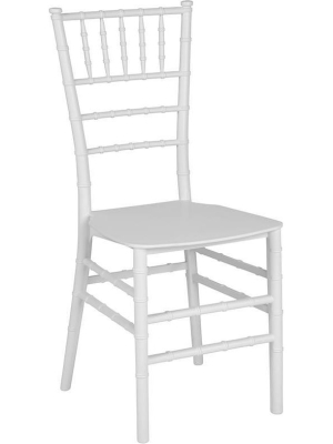 Hercules Series Resin Stackable Chiavari Chair - Riverstone Furniture Collection