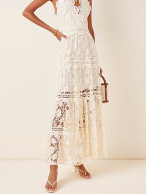 Havana Lace Maxi Dress