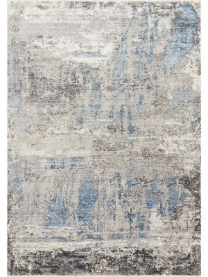 Loloi Franca Rug - Grey/ocean