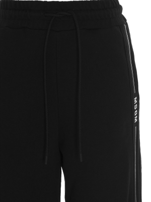 Msgm Logo Trim Track Pants