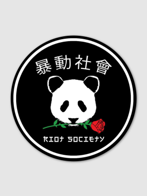 Panda Rose Sticker