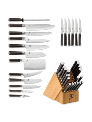 Shun Classic 19-piece Knife Block Set