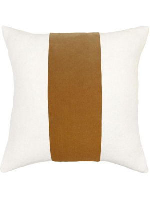 Ming Birch Camel Velvet Pillow