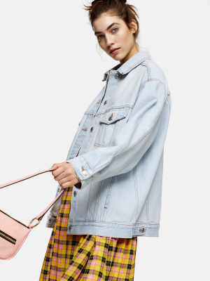 Bleach Denim Oversized Dad Jacket