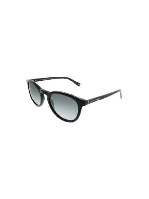 Banana Republic Bp Johnny 807 9o Unisex Round Sunglasses Black 51mm