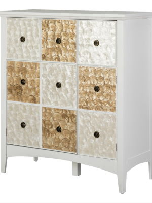 Durdle High 1 Drawer 2 Doors Accent Cabinet - Elegant Home Fashions