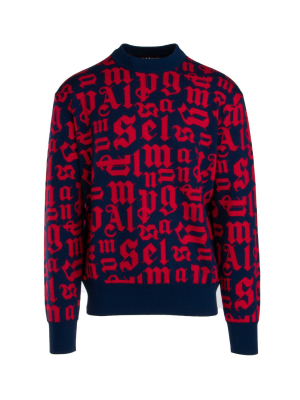 Palm Angels Monogram Knit Jumper