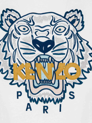 Kenzo Tiger Logo Embroidered Sweatshirt