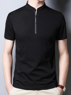 Pologize™ Solid Collar Polo Shirt