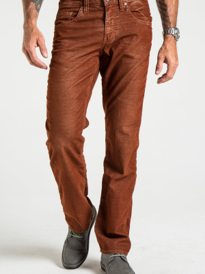 Texas Straight Corduroy In Rust