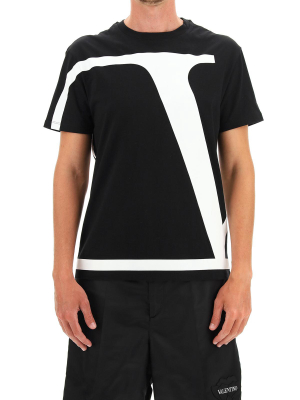 Valentino Go Logo Printed T-shirt