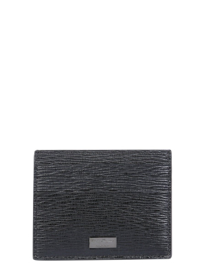 Salvatore Ferragamo Logo Plaque Cardholder