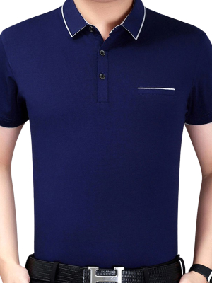 Pologize™ Elegant Chest Pocket Polo Shirt