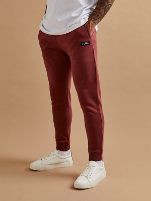 Signature Burgundy Badge Sweatpants