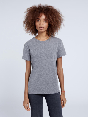 70s Recycled Loose Tee - Heather Grey