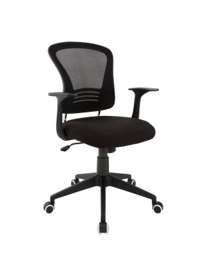 Office Chair Midnight Black - Modway