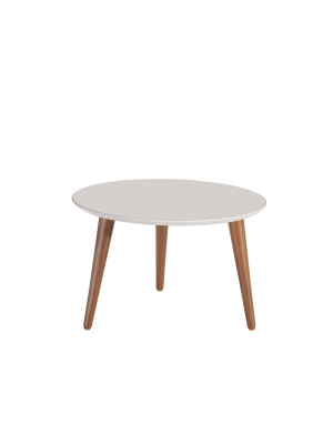 23.62" Moore Round Mid - High Coffee Table - Manhattan Comfort