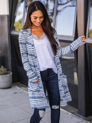 Zoey Cardigan - Blue