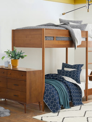 Mid-century Twin Bunk Bed - Acorn