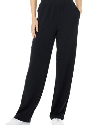 High-waist Dreamy Wide Legging Pant - Black