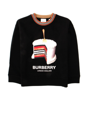 Burberry Kids Cake Print Crewneck Sweatshirt