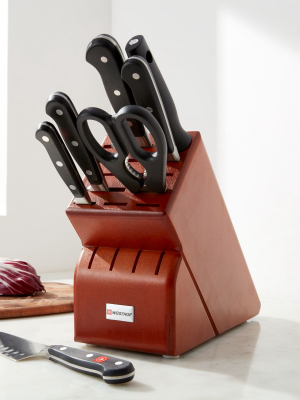 Wusthof ® Classic Deluxe 8-piece Knife Set With Cherry Block