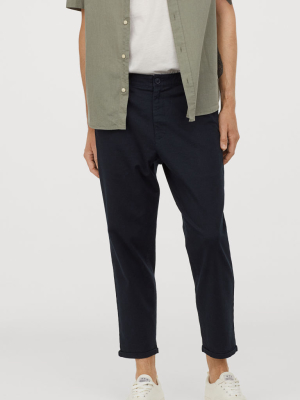 Linen-blend Pants