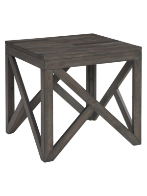 Haroflyn Square End Table Gray - Signature Design By Ashley