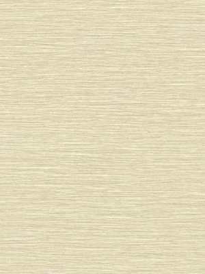 Horizontal Threads Wallpaper In Beige And Cream Design By York Wallcoverings