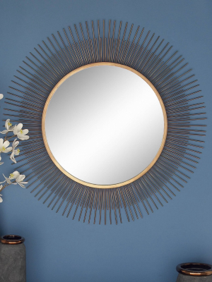 36" Modern Radial Wall Mirror - Olivia & May