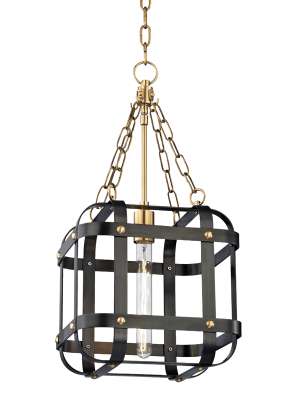 Hudson Valley Lighting Colchester Pendant - Aged Old Bronze & Aob