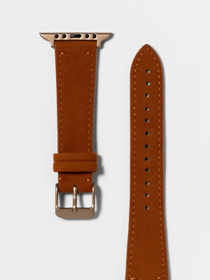 Heyday™ Apple Watch Faux Suede Band 42mm/44mm - Tan