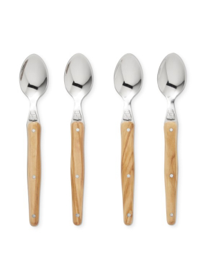 Laguiole Mocha Spoons, Set Of 4