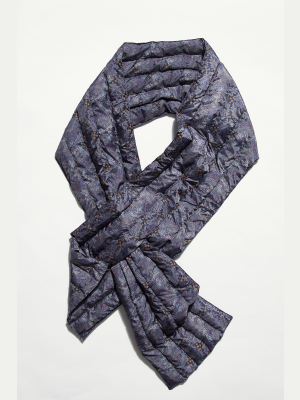 Napa Print Puffer Scarf