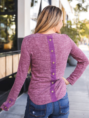 The Aurelia Top - Mauve/purple