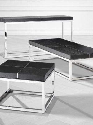 Eichholtz Magnum Console Table - Silver & Black