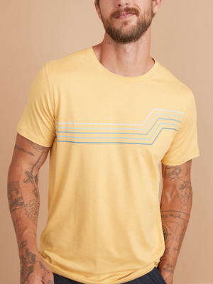 Sport Crew Graphic Tee In Ochre