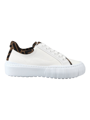 Fendi Ff Trim Low-top Sneakers