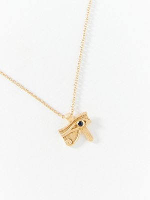 Temple Of The Sun Eye Pendant Necklace