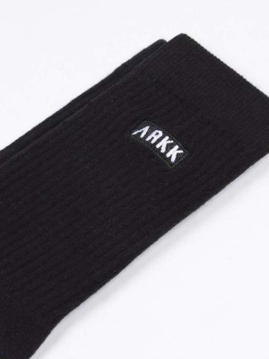 The High Sock - Standard Black White - Single Pack