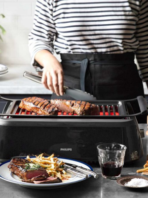 Philips Smoke-less Infrared Grill With Bbq & Steel-wire Grids