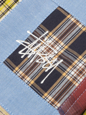 Stussy Madras Patchwork Relaxed Pant - Plaid